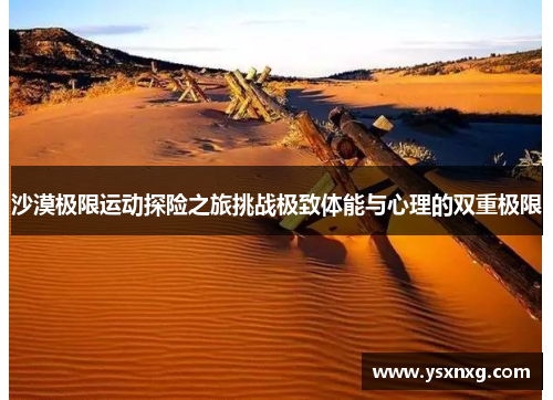 沙漠极限运动探险之旅挑战极致体能与心理的双重极限